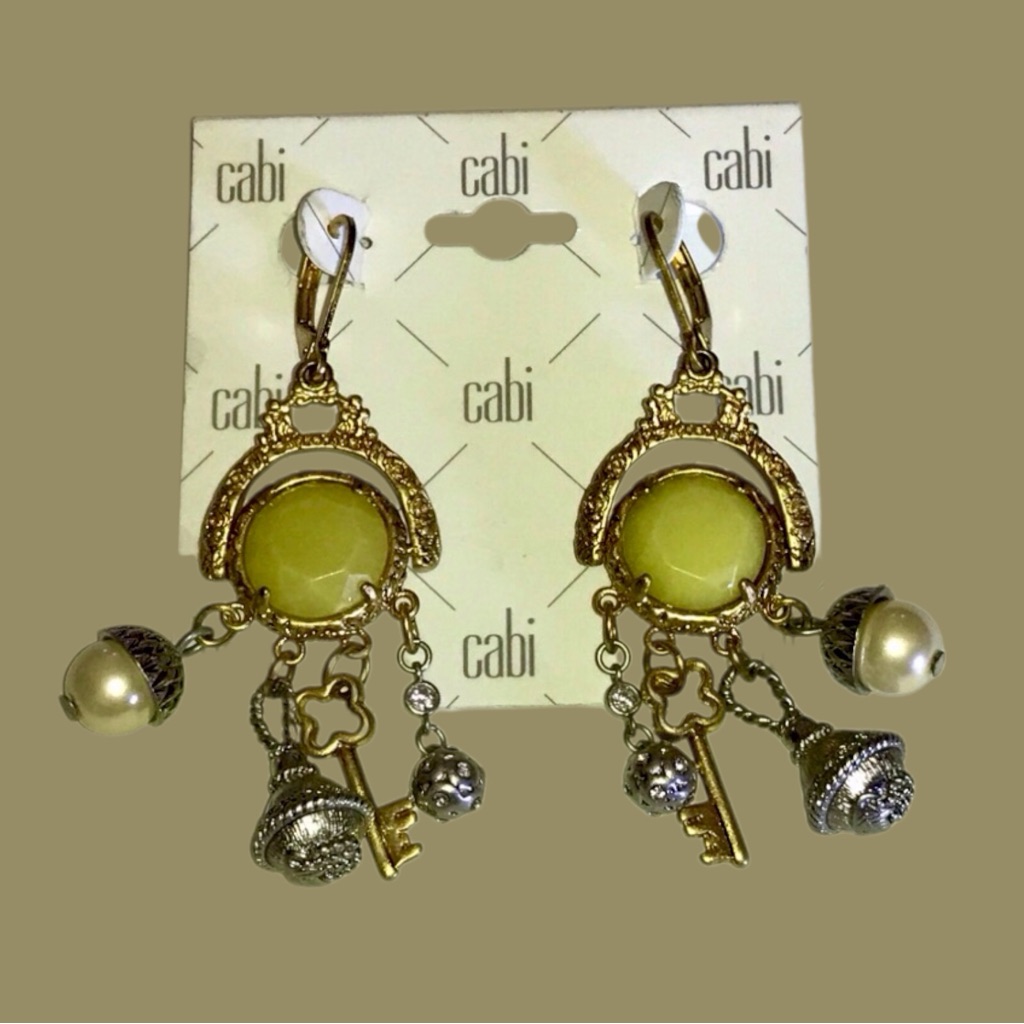 Nwt Cabi Classy Earrings